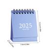 Small Desktop Calendar 2025 Mini Simple Small Desk Calendar Double-Sided Standing Flipping Calendar Desktop Decoration