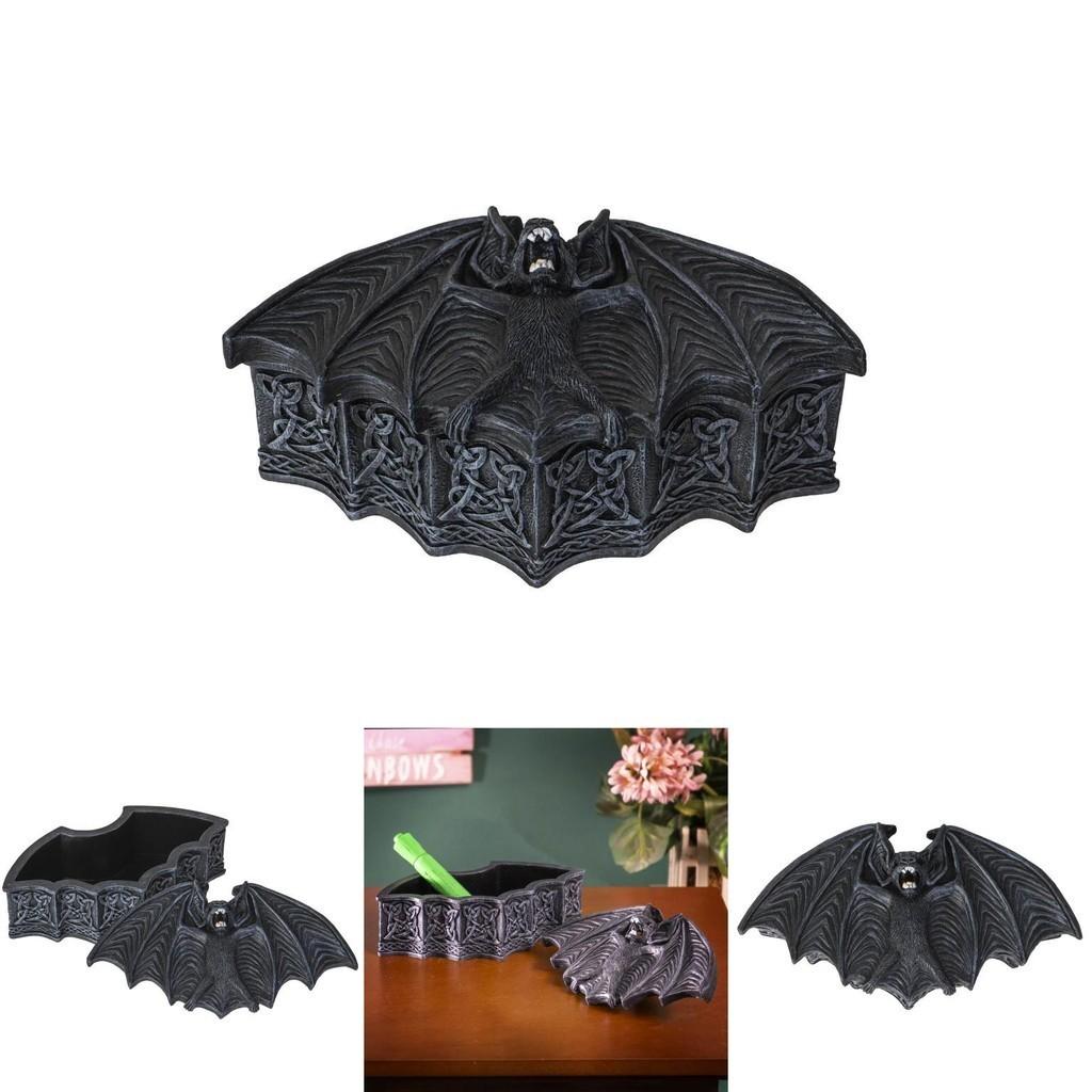 Exclusive American Style Resin Bat Storage Box Perfect For Halloween Party Decor And Home Use