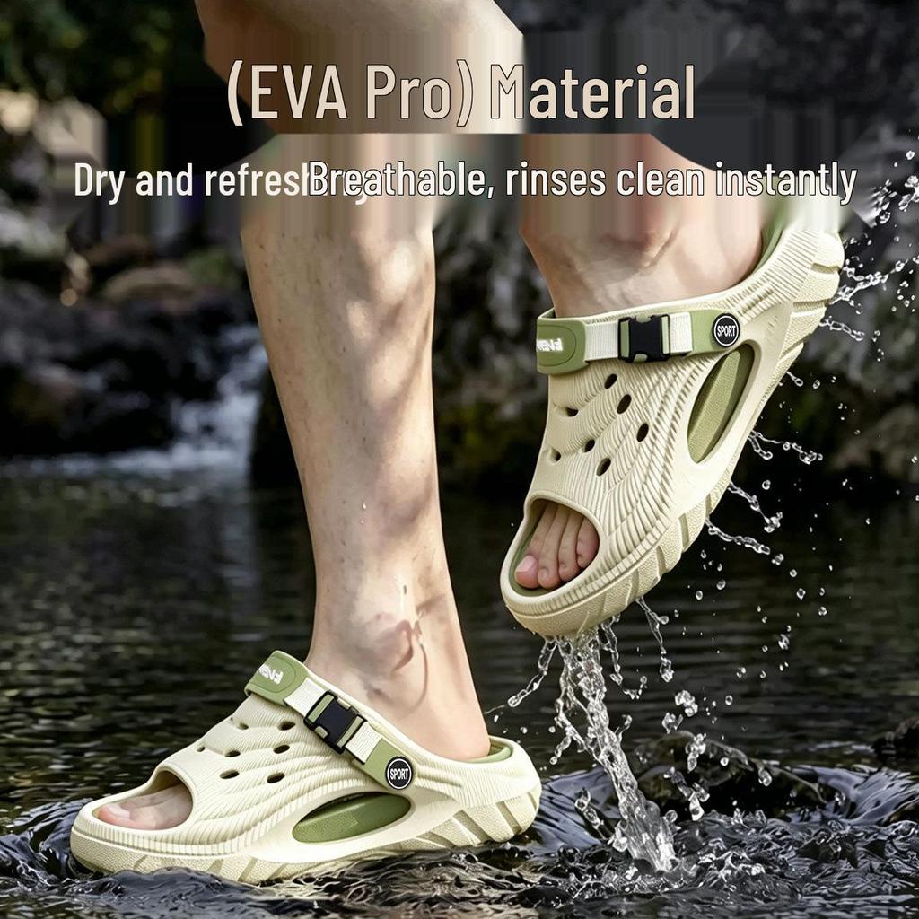Men's 2026 Summer EVA Anti-slip Sandals - Odorless & Fashionable for Sports