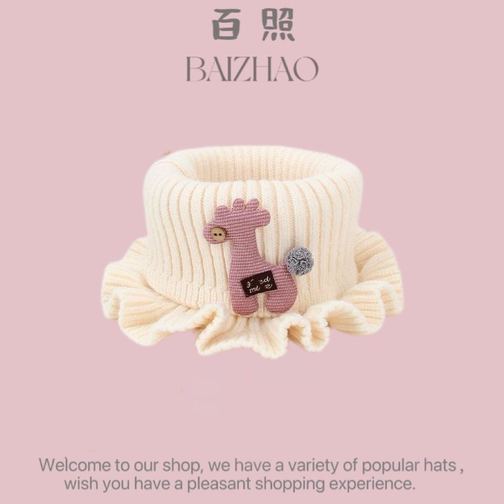 Super cute baby autumn and winter new children's thermal hat cute double ball hat warm ear protector knitted wool hat