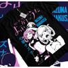 Call Of The Night Kou Yamori Nazuna Nanakusa Anime Graphic T‑shirt Unisex Washed Cotton Short Sleeve Casual Streetwear Tops