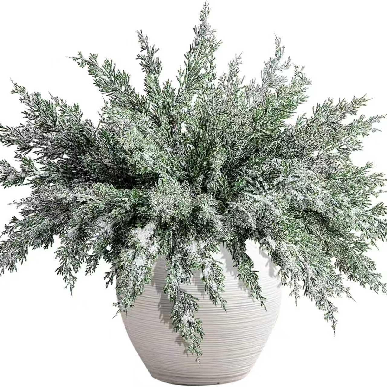 

1/3pcs Artificial Plants Tarzon Leaves Christmas Tree Home Room Table Wreath Decora Outdoor Garden Wedding Flower Diy Gift Box 1 pc оливковый
