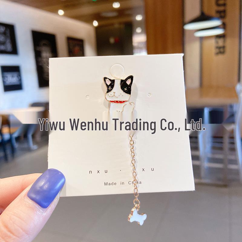 Trendy Japanese Cute Cartoon Brooch Pin - Small Fresh Female Badge Safety Pin Accessory