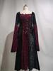 Medieval European Court Style Retro Party Dress for Women - Long Dress