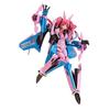 [Aoshima Bunka Kyozai] VFG Macross Delta VF-31A Kairos, Makina Midori, 1/72 Scale Pre-Built Model Kit, Approx. 157mm Height, Pink, Approx.