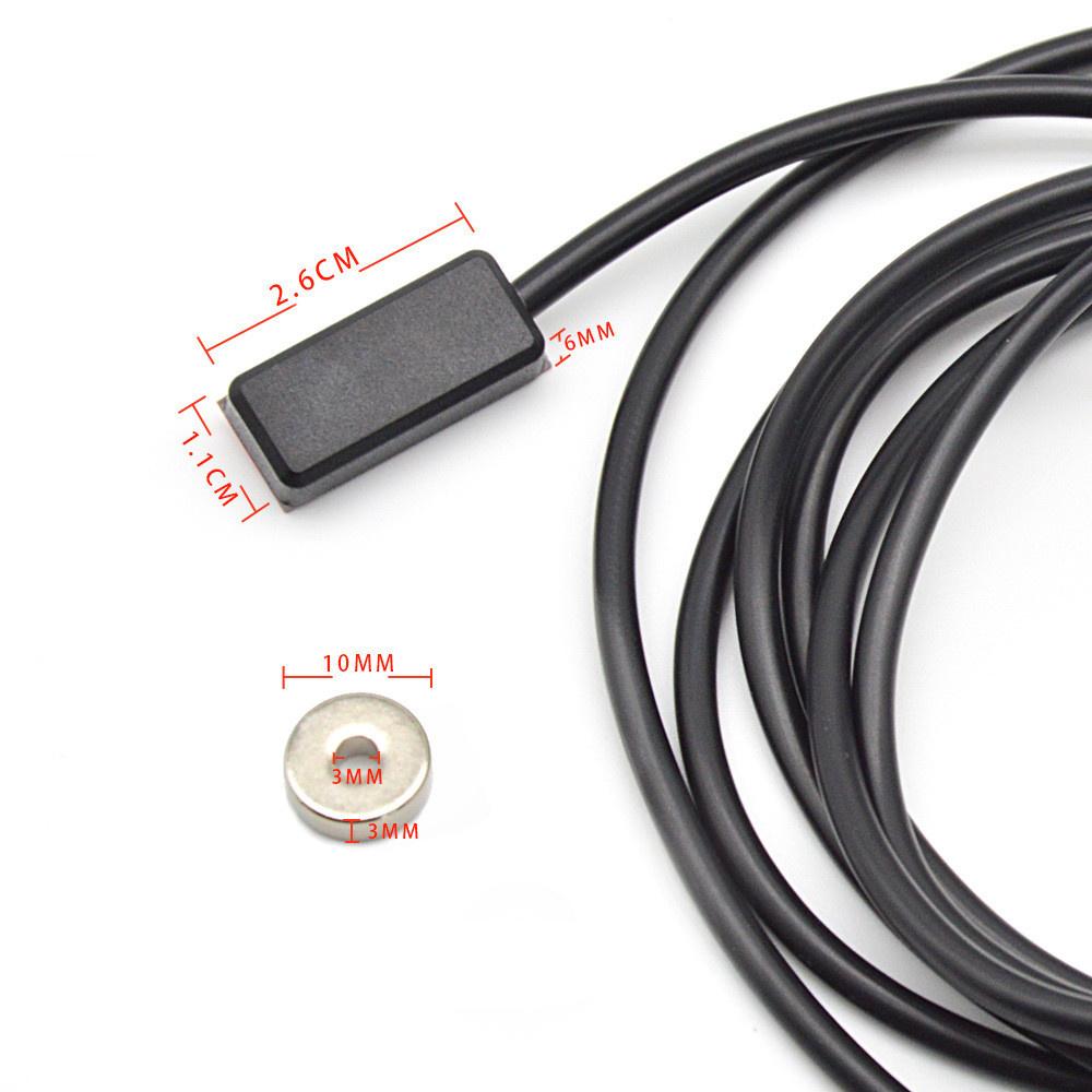 2 stk Ebike Bremsesensor hann 2pin SM-kontakt for elsykkel Kutt av strøm