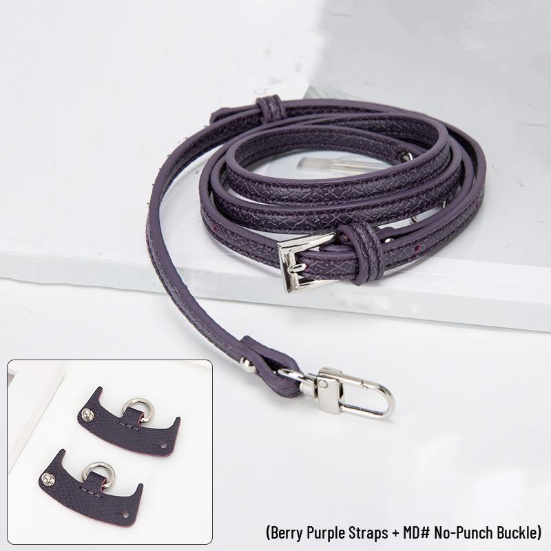 Longxiang Mini Dumpling Crossbody Bag with Genuine Leather Shoulder Strap