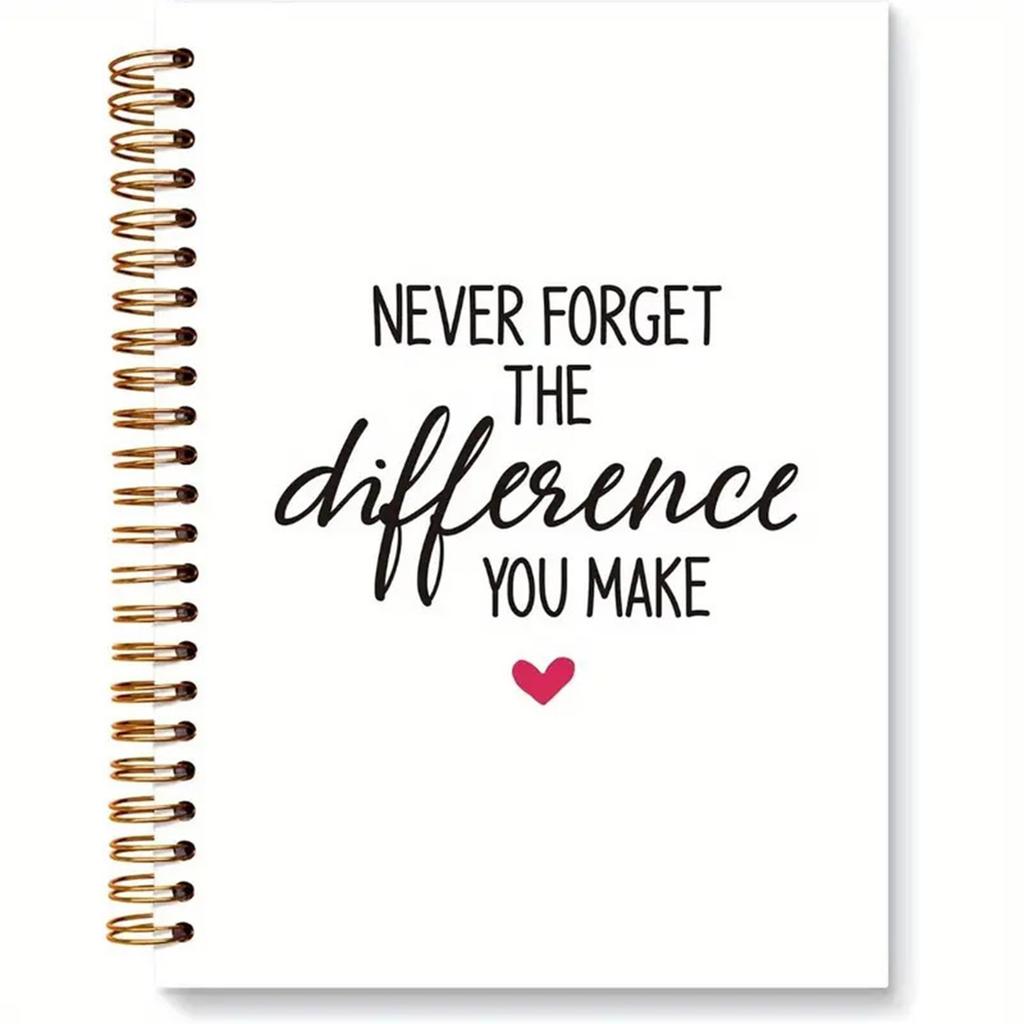 Motivational Spiral Notebook A5 Journal