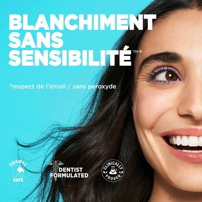 Bande blanchissante - lumineux - 21 traitements - sans peroxyde - préserve l'émail