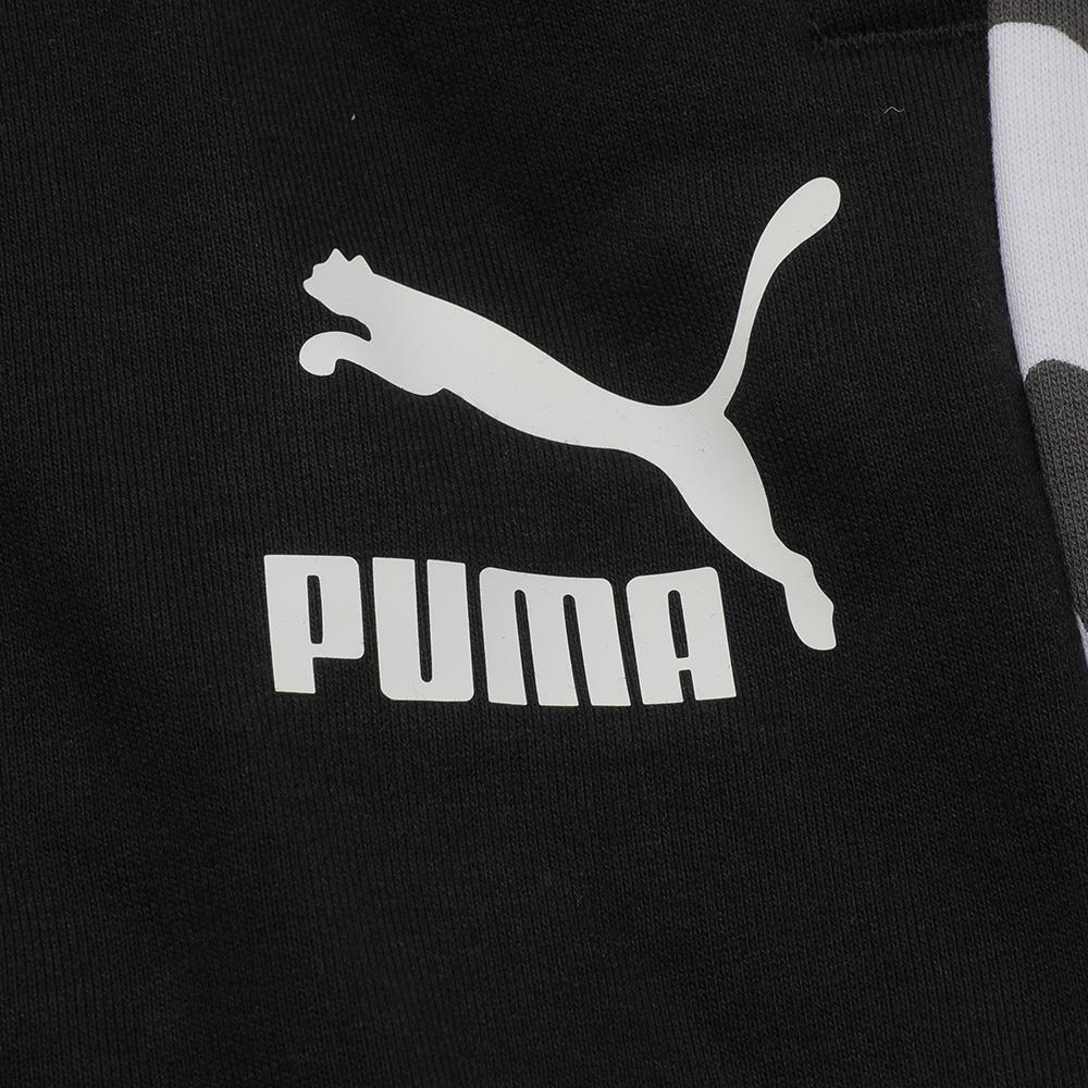 Puma Track Pants Quick-Drying Warm Durable Breathable Retro Sports Mid-Waist Tapered Knit Joggers Men Bottoms Black 595964-01