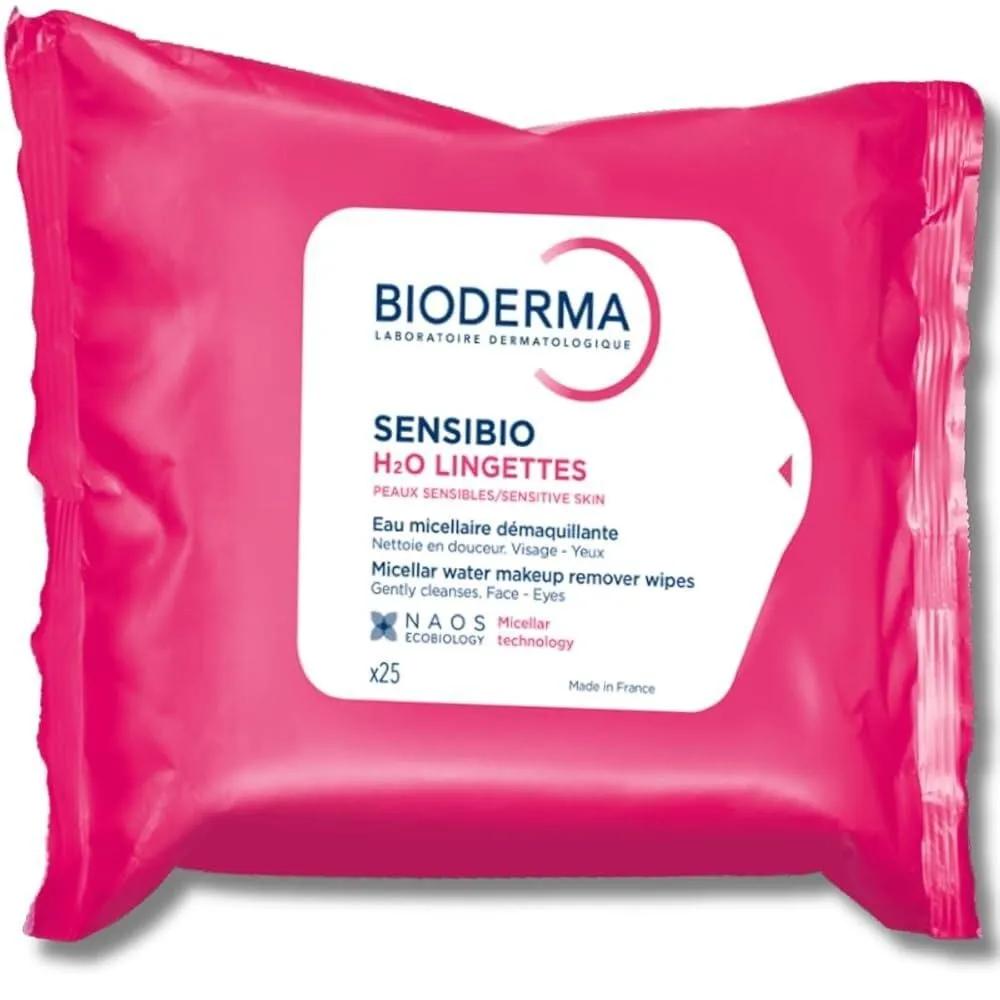 Bioderma Sensibio H2O Cleansing Tissues 25 Sheets 1 Pack
