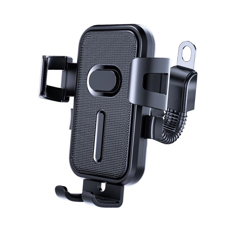 Motorrad-Rückspiegel-Handyhalter - Stoßfester Anti-Wackel-Lenkerhalter für die Navigation