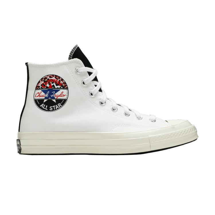 Converse Chuck 70 Hi Logo Play Weiß Universitätsrot 39.5 white