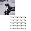 20pcs M6 Thread M6 Brake Cable Adjuster Silver Bike Barrel Adjuster Bolt  Cable System Setup