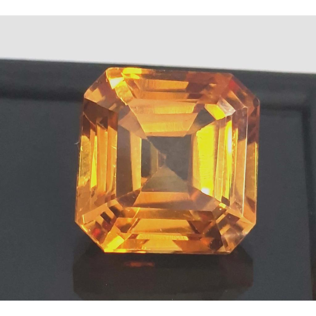 Natural Orange-Yellow Painite Asscher Cut 9-11 Ct Beautiful Certified Gemstone