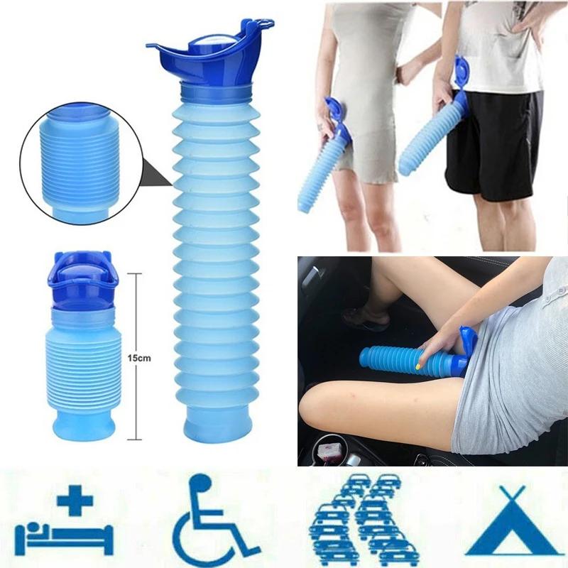 750ml Outdoor Tragbares Auto Urinal Teleskopisch Hockenfrei Weiblich Jungen Und Kinder Reisen Camping Wandern Notfall Urinal Faltbar