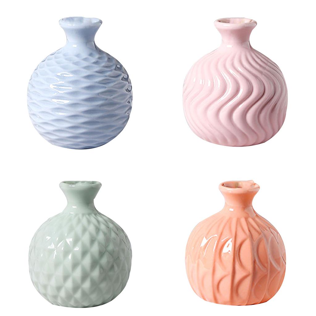 Flower Vase Nordic Decoration Ceramic Vases Home Desk Decor Flower Pot Flower Basket Simple Modern for Small Flowers