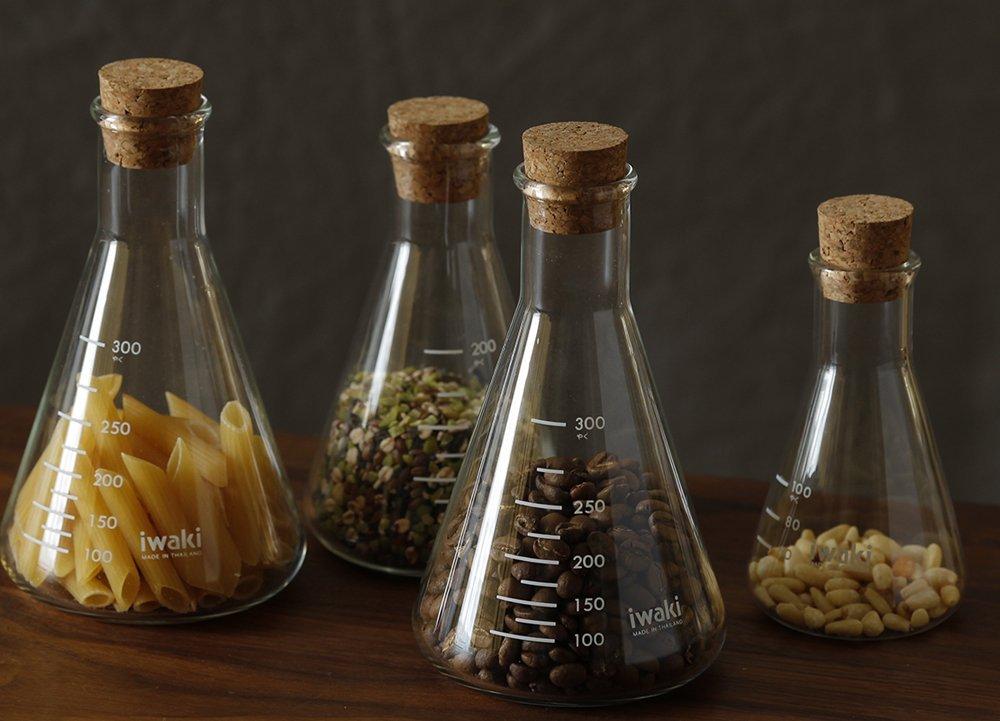 Iwaki KB5063 Heat Resistant Glass Seasoning Container Spice Bottle Saiki 240ml