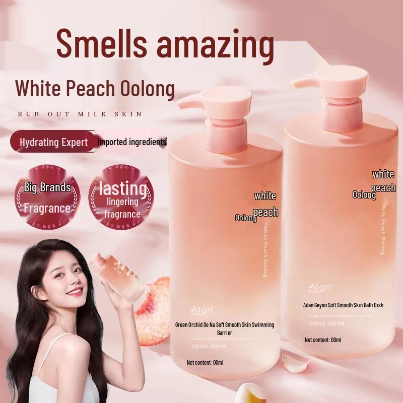 Ailangena White Peach Oolong Long-Lasting Shower Gel