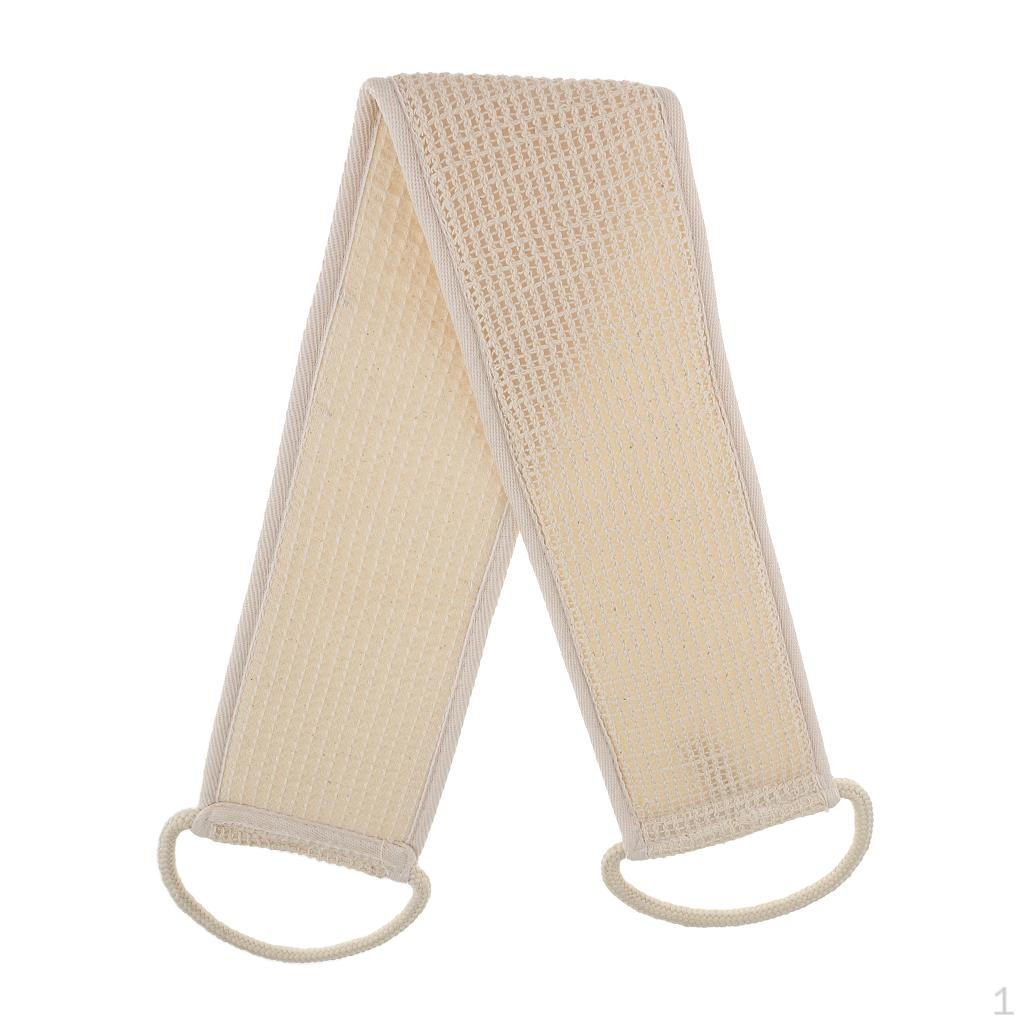 Exfoliating Back Strap Bath Shower Body Sponge Scrubber Brush