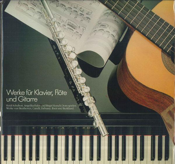 LP Record HEIDI SCHUBERT ANGELIKA EULER BIR  Werke Fur Klavier Flote Und Gitarr F668104 EMI ELECTROLA Germany Classical Used