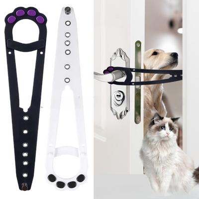 Adjustable Width Cat Door Holder  Fish Shaped Design Fast Flex  Strap Door Stopper Pet Supplies