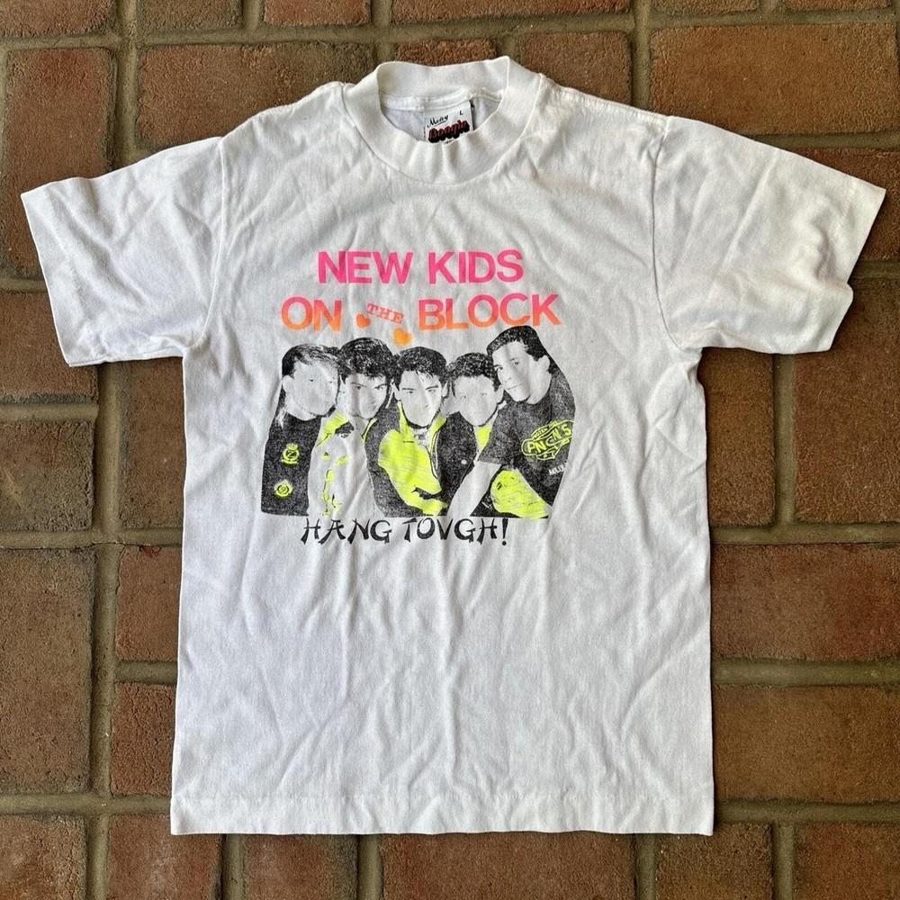 Vintage 1989 New Kids On The Block Hangin Tough shirt Concert BL232 Unisex T-Shirt XL 1990₽
