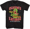 The Real Ghostbusters Zeichentrick Slimer isst Pizza Season's Eatings Herren T-Shirt