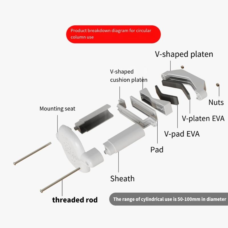 Baby Stair Gate Kit 2Pcs Installation Base for Secure Installation on Stair Posts Ensuring Child Safety Home