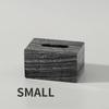 Nordic Natural Marble Tissue Box Square Rectangle Creative Black White Paper Drawer Paper Box Home Hotel Model Room Ornaments