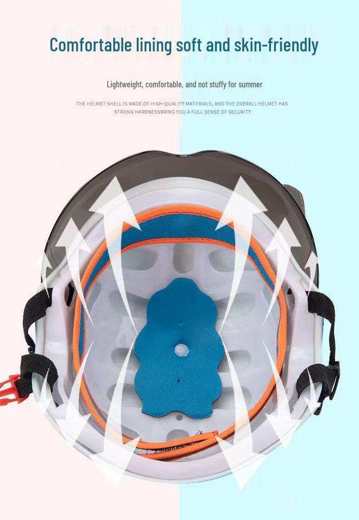 Adjustable Super Cute Kids Safety Helmet for Electric Scooter, Ages 2-12 - Anti-Fall, All-Season Protection