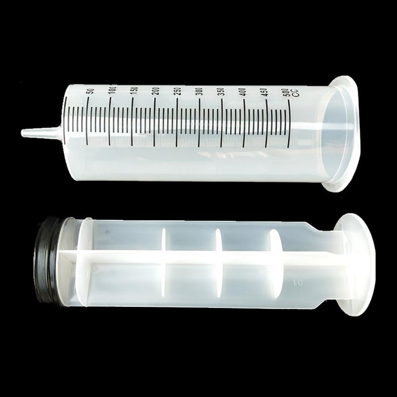 Syringe 500 Ml Large Capacity Syringe Reusable Pump Measuring With Tube Feeding