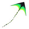 1.6m Big Triangle Kite Easy To Fly Large Delta Kite Toy 10 Meter Tail Fly Wind Kite with Wheel Line for Kids Adults for Outdoor