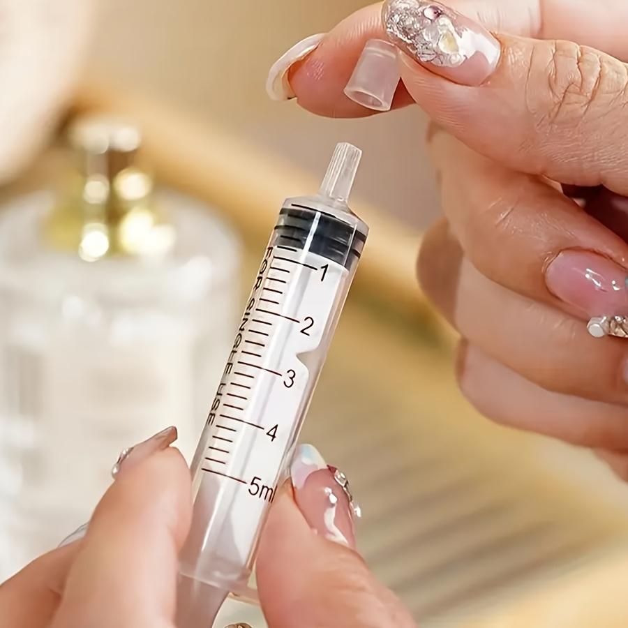 10/20 Stück 5ml Spritze Kunststoff Parfümspender Werkzeug Nachfüllungen Kosmetik zur quantitativen Verteilung von nachfüllbaren Flaschen