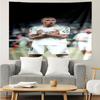 Kylian Mbappé Tapestry for Bedroom Aesthetic Classroom Tapestries Wall Hanging for Living Room Dorm Office,Ideal Creative Gift