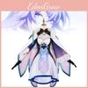 Charming White Cosplay Costume For Cloudstrider With Accessories For Anime Fans