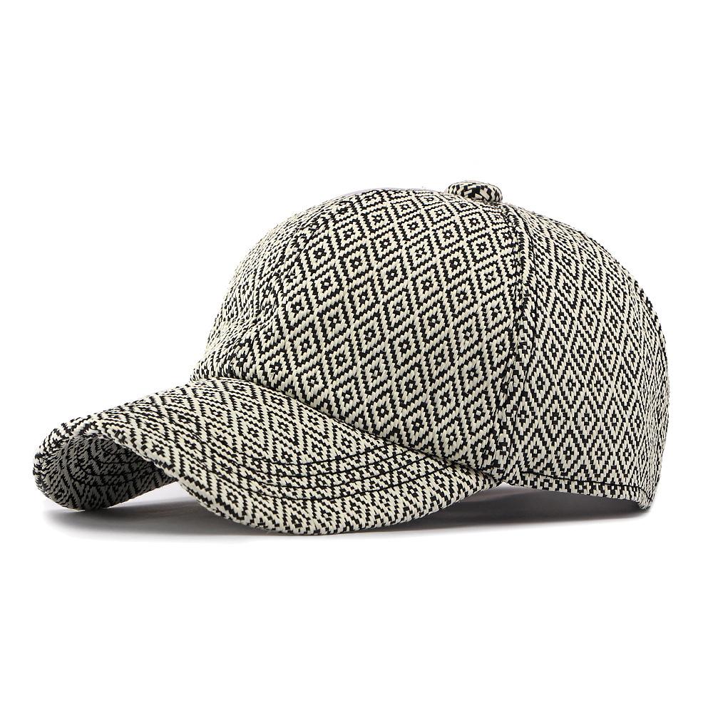 Sombrero de Verano para Hombre Gorra de Béisbol de Paja Sombrero Protector Solar para Exteriores Gorra Transpirable para Mujer