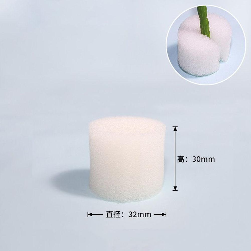 White Hydroponics Sponge 30mm*32mm Cultivation Flowerpot