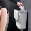 Wall-Mounted Bathroom and Kitchen Trash Can with Lid
