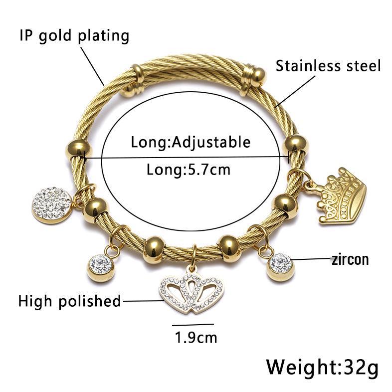 Edelstahl Elastisches Böses Auge Fatima Armband mit Türkischen Islamischen Motiven