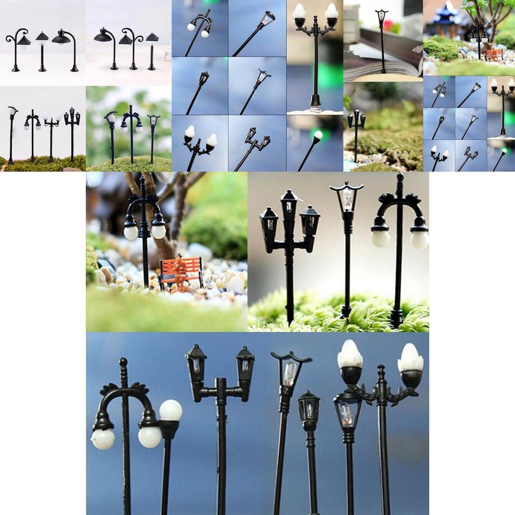 Light Diy Lamp Decoration Ornament Miniature Garden Mini Micro Craft Landscape