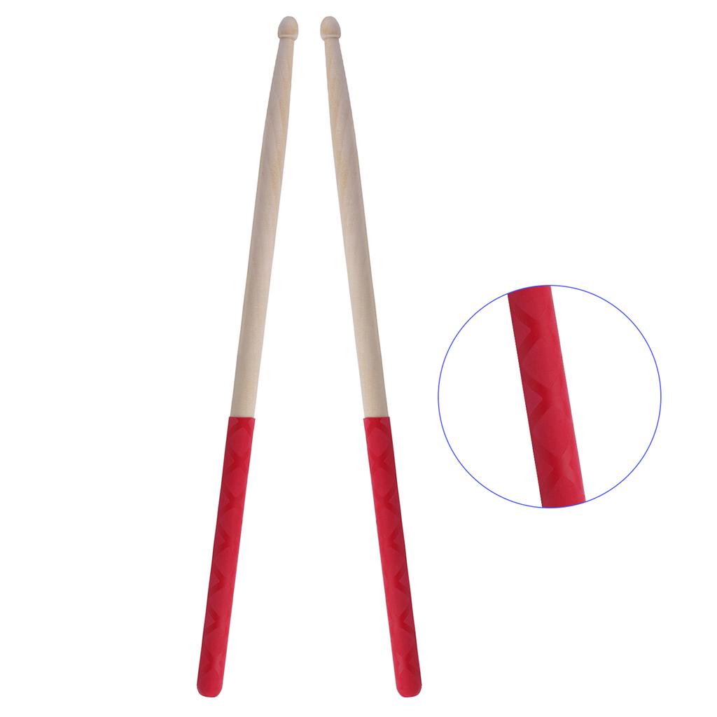 1 Pair Wood Tip Drum Sticks Set Musical Instrument 5A Drumsticks, Classical Maple Wood Drum Sticks for Kids and Adults