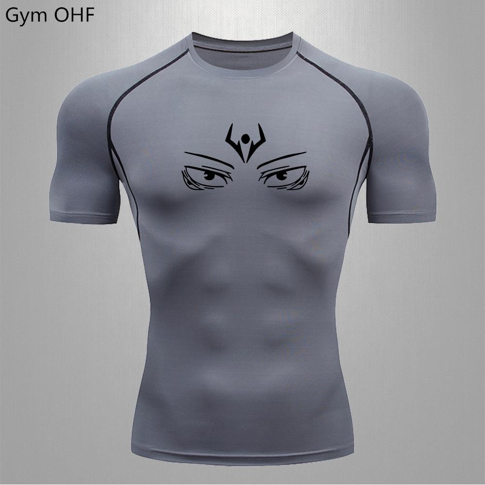

Summer Short Sleeved T-Shirt Men s Sports Running Summer Athletic Quick Dry Fitness Comfortable Tight Gym Compression Training Tops XXXL
