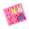 6 Cavity New Tooth Shaped Silicone Cake Mold Teeth Chocolate Fondant Candy Candle Soap Mould Jelly Decoration Tools Pudding Mold
