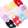 20PCS 2.5*5cm Size Colored Ribbon Bows Gauze Ribbon Sewing Craft Bow  Party Decoration