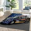 Kw Heavy Trucks Area Rug Suitable For Study Room Foyer Dining Room Dormitory Antislip Carpet Office Home Decor