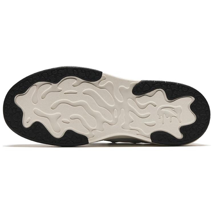 New Anta Seaweed Height Increasing Lightweight Low Top Skateboard Shoes Men's White Gray 912428011-1