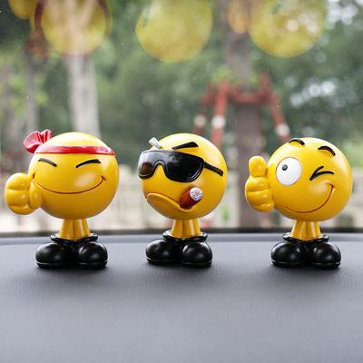 Boneca Criativa com Cabeça que Balança Expressão Bolsa Desenho Animado Fofo Decoração de Personalidade para Carro Produtos de Decoração de Carro