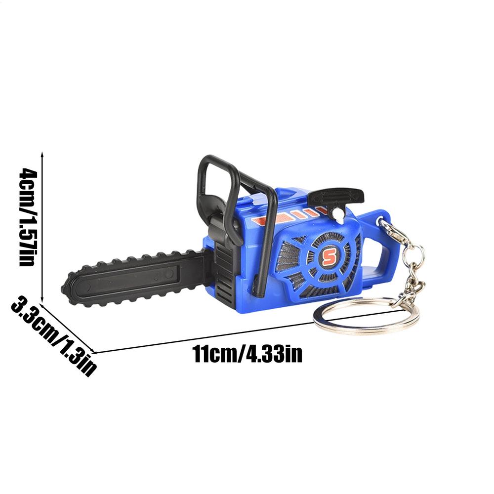 ABS Toy Chainsaw Keychain Stress Relief Toy for Keys Backpack Bag pendant Mini Chainsaw Toy Funny Gift Gadget Chainsaw Key Ring