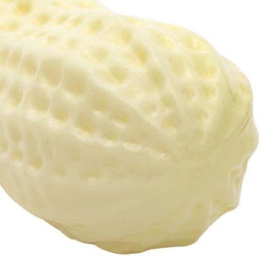 Juguete Chirriante de Cacahuete para Perro Juguete Seguro para la Dentición de Cachorros Juguete Masticable para Perros Juguete de Limpieza Dental para Perros Grandes Pequeños Medianos